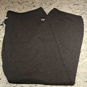 Soffe Women's Lowrise Charcoal Joggers